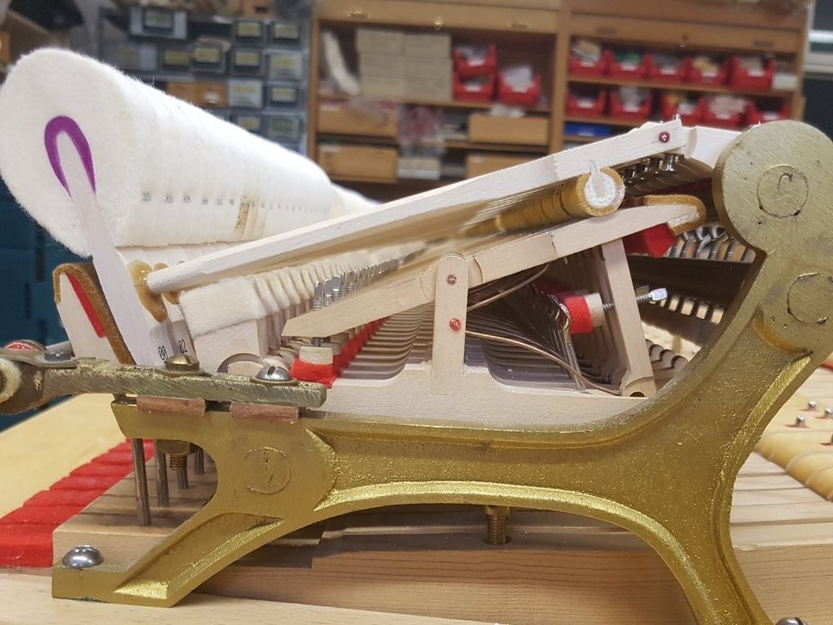 Mechanik eines Steinway Flügels