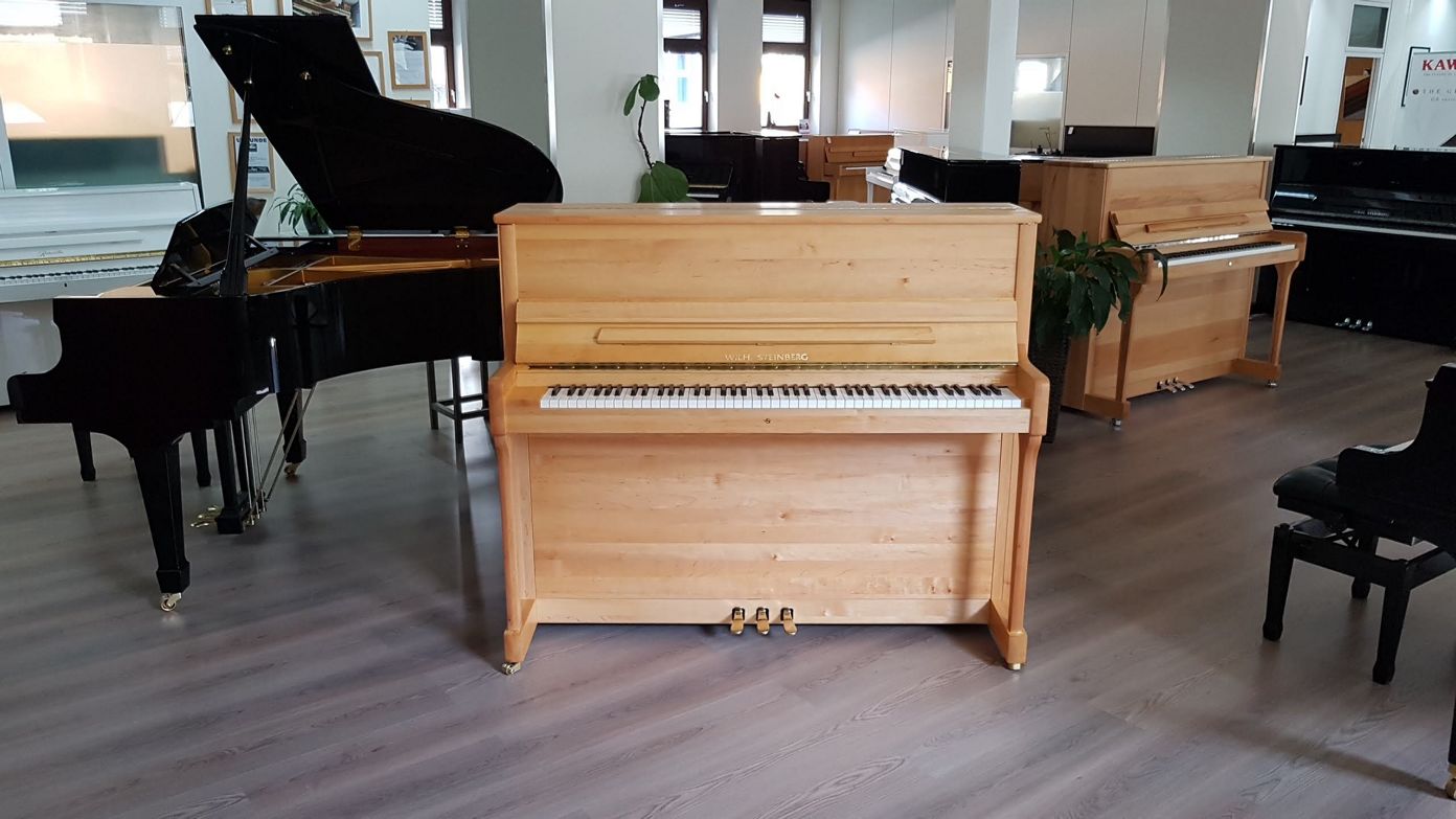 Wilh. Steinberg Klavier sig 125 Erle natur